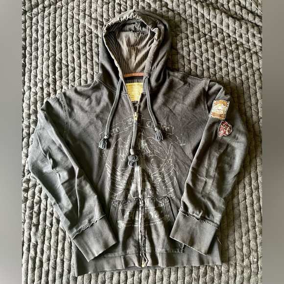 Alpha Industries Hoodie Large USA Military Patch, motorcycle, base layer - Picture 8 of 12